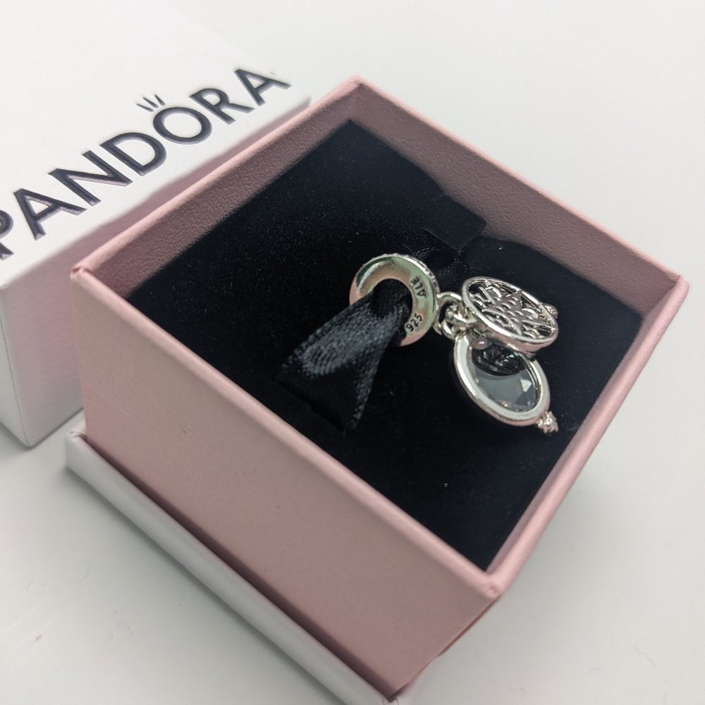 BRAND NEW PANDORA MAGNIFIED STAR DOUBLE DANGLE CHARM IN BOX